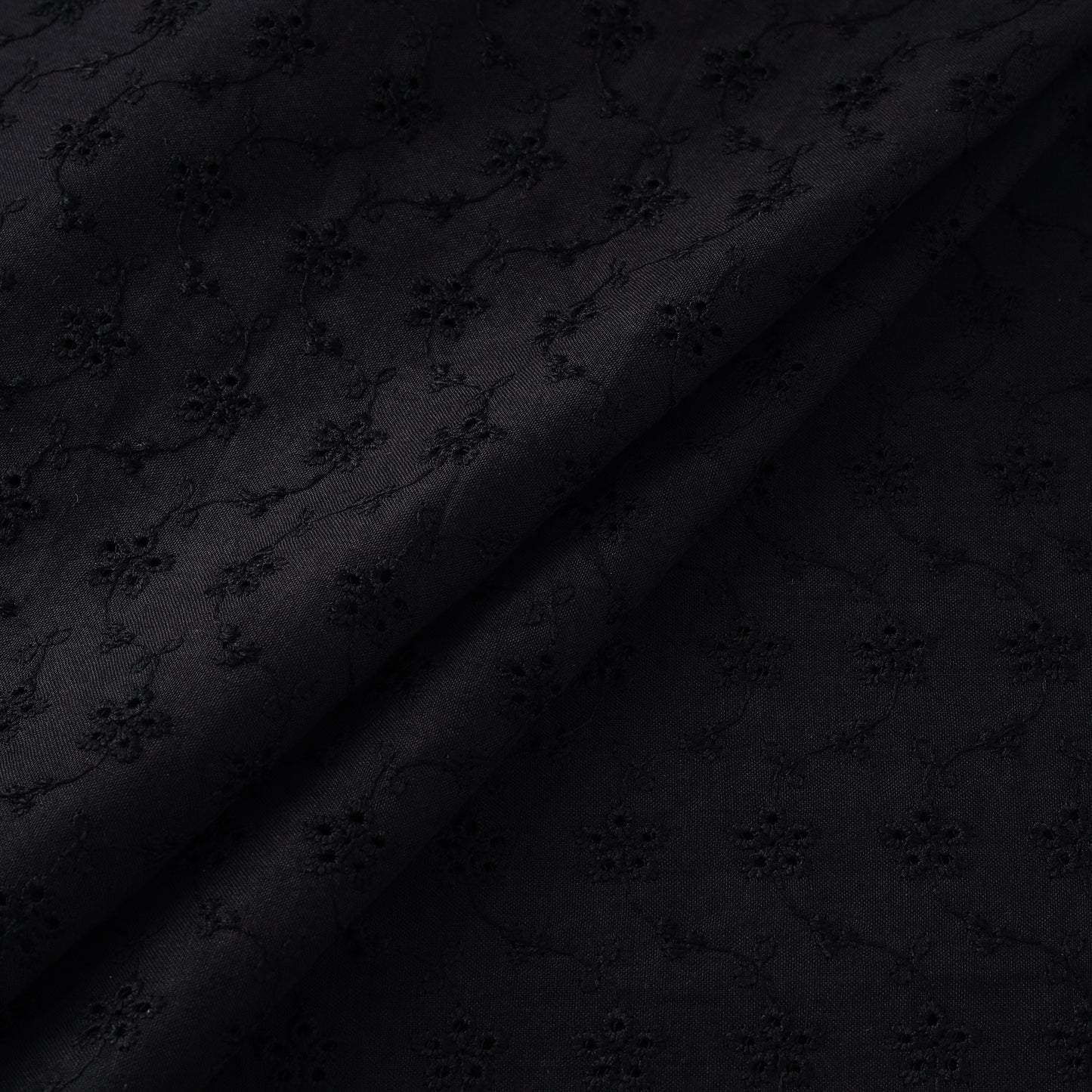 Floral Embroidered Cotton Hakoba Fabric 20