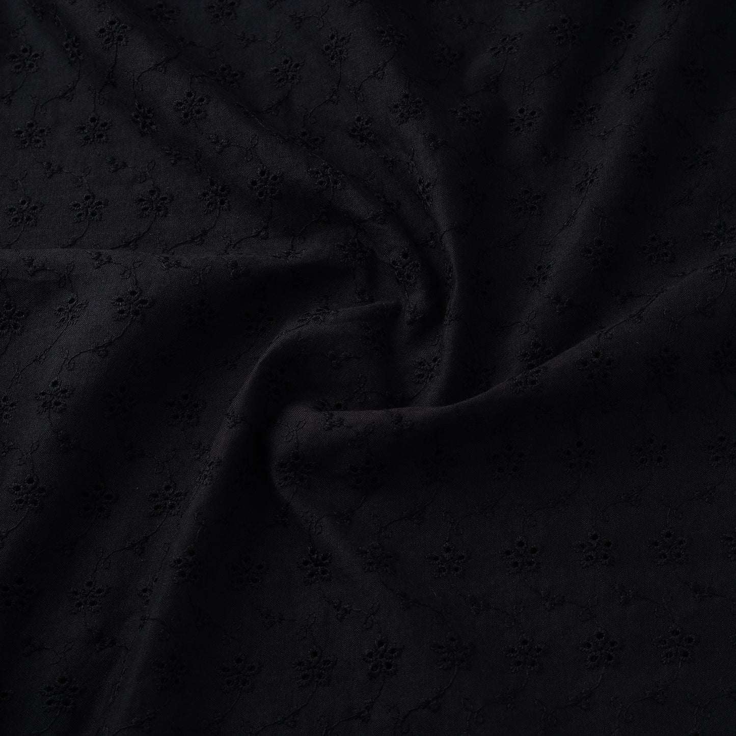 Floral Embroidered Cotton Hakoba Fabric 20