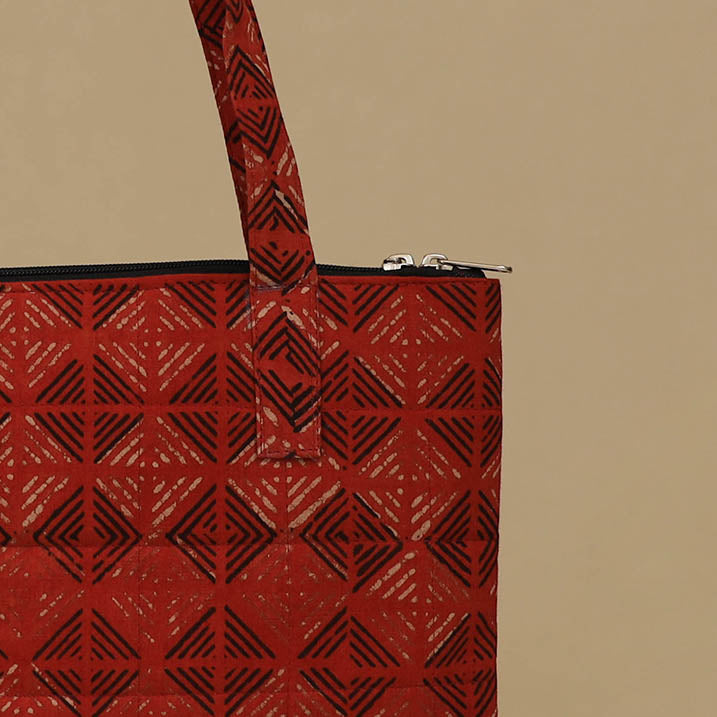 Handcrafted Cotton Quilted Handbag 01