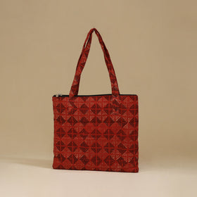 Handcrafted Cotton Quilted Handbag 01