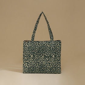 Handcrafted Cotton Quilted Handbag 05
