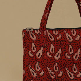 Handcrafted Cotton Quilted Handbag 06