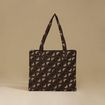 Handcrafted Cotton Quilted Handbag 07