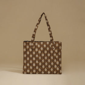 Handcrafted Cotton Quilted Handbag 08