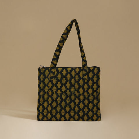 Handcrafted Cotton Quilted Handbag 09