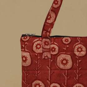 Handcrafted Cotton Quilted Handbag 11