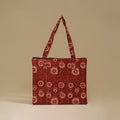 Handcrafted Cotton Quilted Handbag 11
