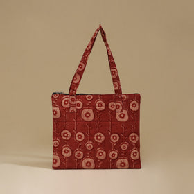 Handcrafted Cotton Quilted Handbag 11