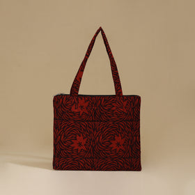 Handcrafted Cotton Quilted Handbag 12