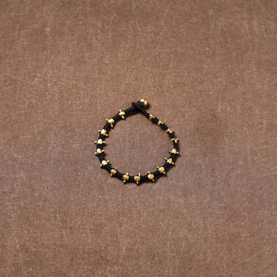Tribal Odisha Dokra Beads Threadwork Anklet 02