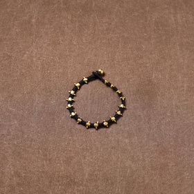 Tribal Odisha Dokra Beads Threadwork Anklet 02