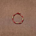Tribal Odisha Dokra Beads Threadwork Anklet 04