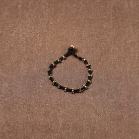 Tribal Odisha Dokra Beads Threadwork Anklet 05