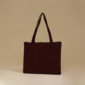 Handcrafted Cotton Quilted Handbag 15