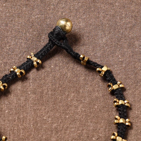 Tribal Odisha Dokra Beads Threadwork Anklet 05