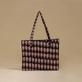 Handcrafted Cotton Quilted Handbag 16