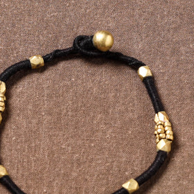 Tribal Odisha Dokra Beads Threadwork Anklet 06