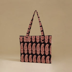 Handcrafted Cotton Quilted Handbag 17
