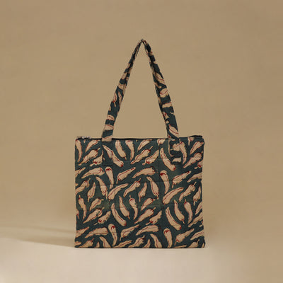 Handcrafted Cotton Quilted Handbag 21