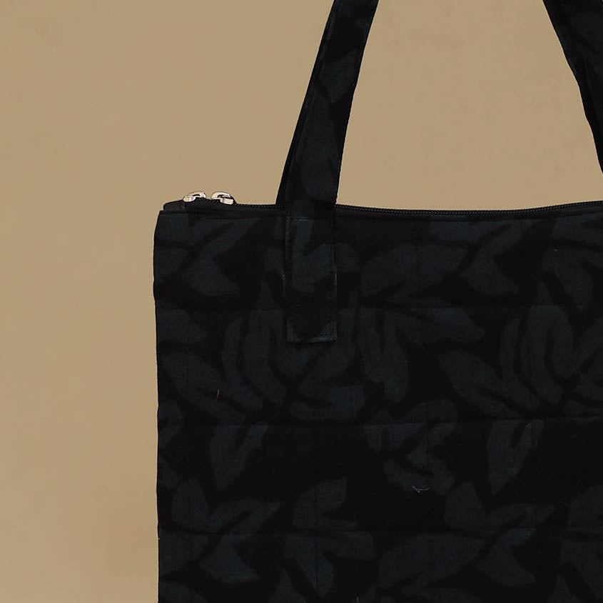 Handcrafted Cotton Quilted Handbag 22
