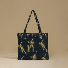 Handcrafted Cotton Quilted Handbag 23