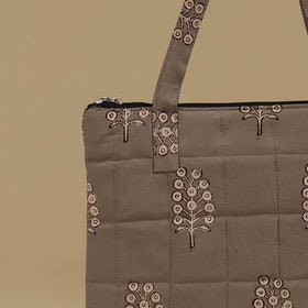 Handcrafted Cotton Quilted Handbag 24