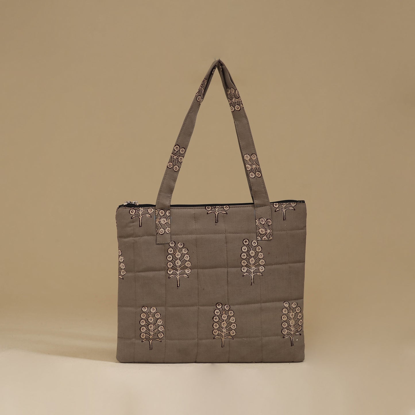Handcrafted Cotton Quilted Handbag 24