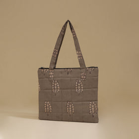 Handcrafted Cotton Quilted Handbag 24