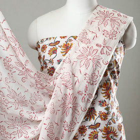 Buy Sanganeri Block Print Dress Material Set Online at iTokri.com