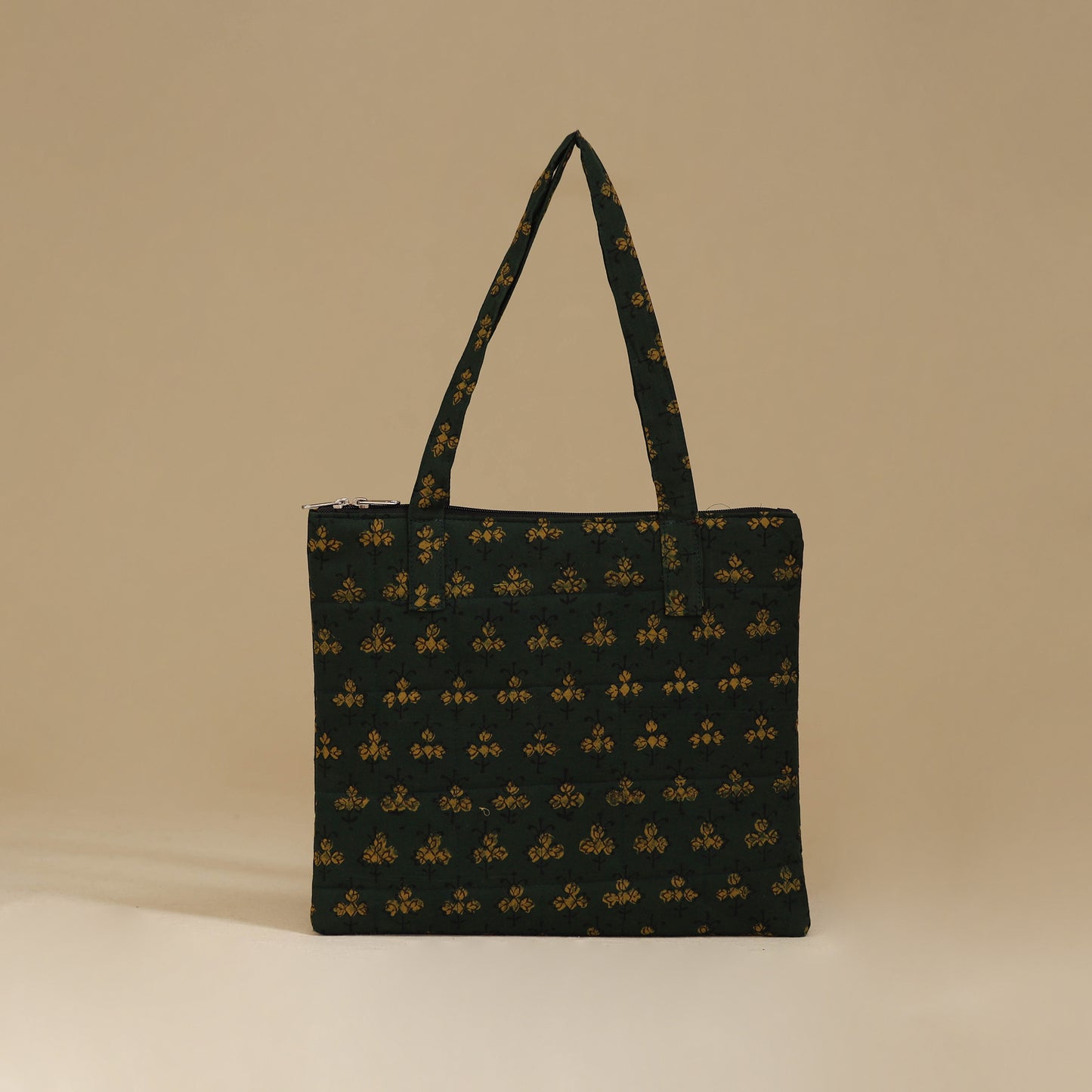 Handcrafted Cotton Quilted Handbag 27