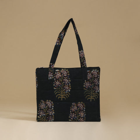 Handcrafted Cotton Quilted Handbag 28