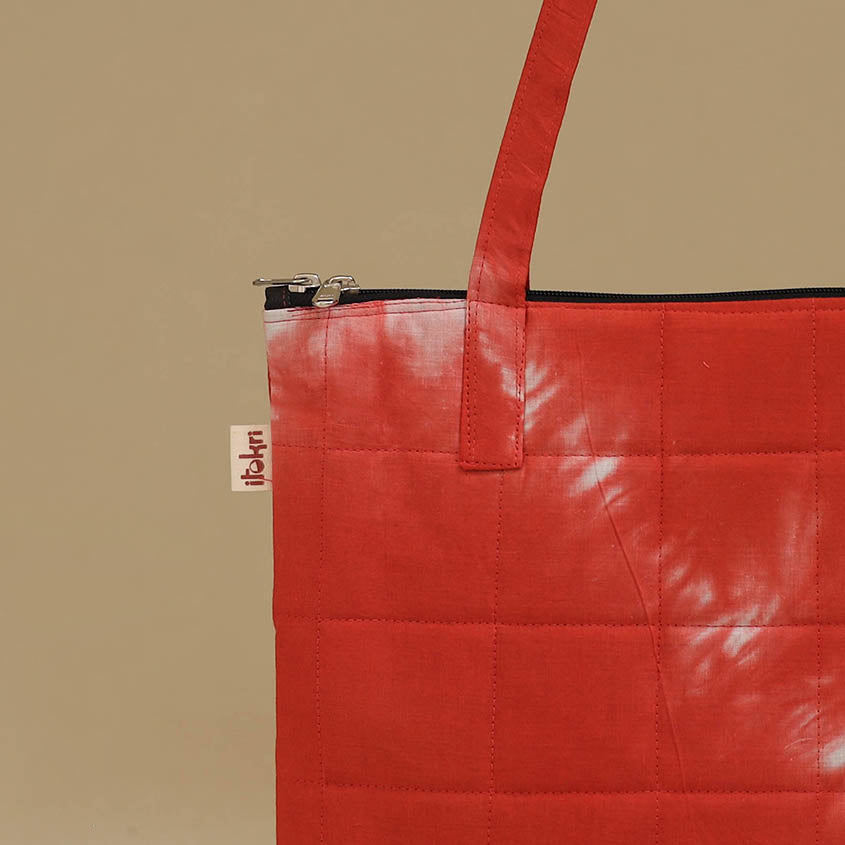 Handcrafted Cotton Quilted Handbag 29
