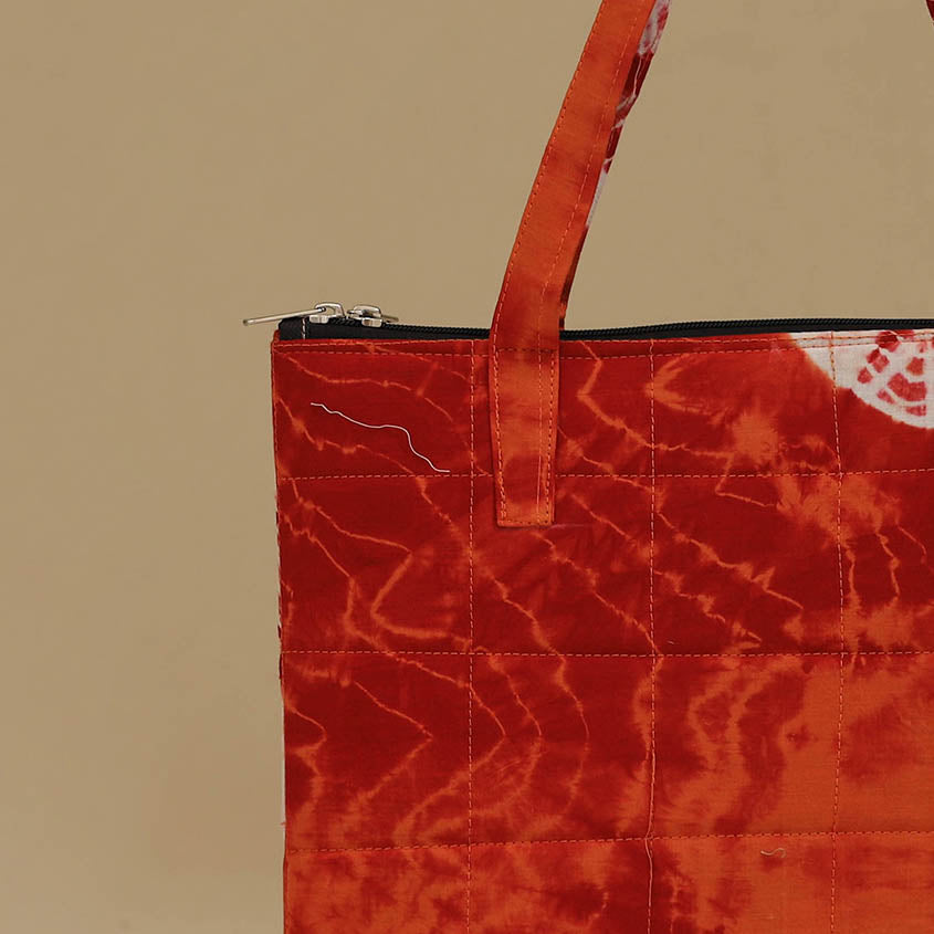 Handcrafted Cotton Quilted Handbag 31