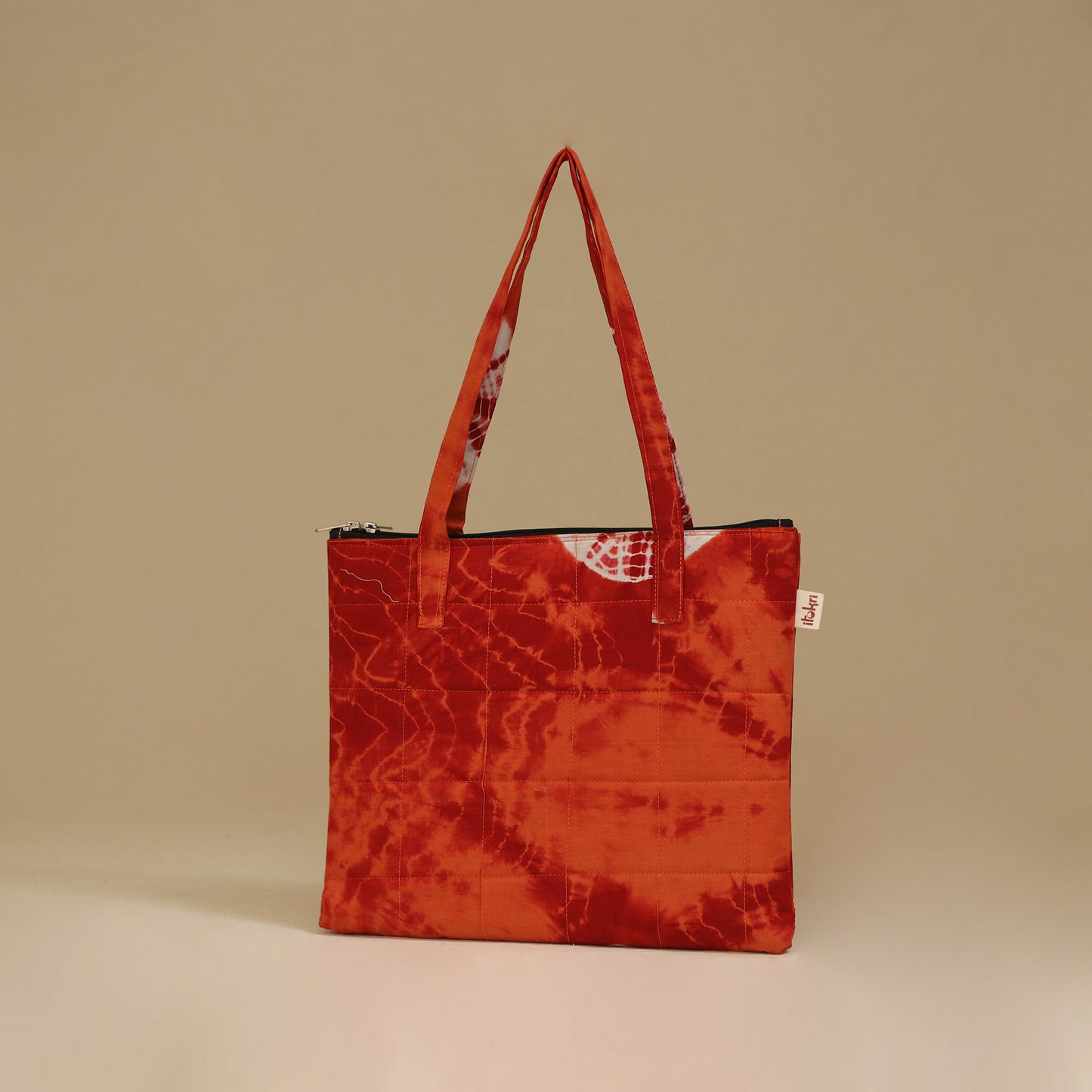 Handcrafted Cotton Quilted Handbag 31