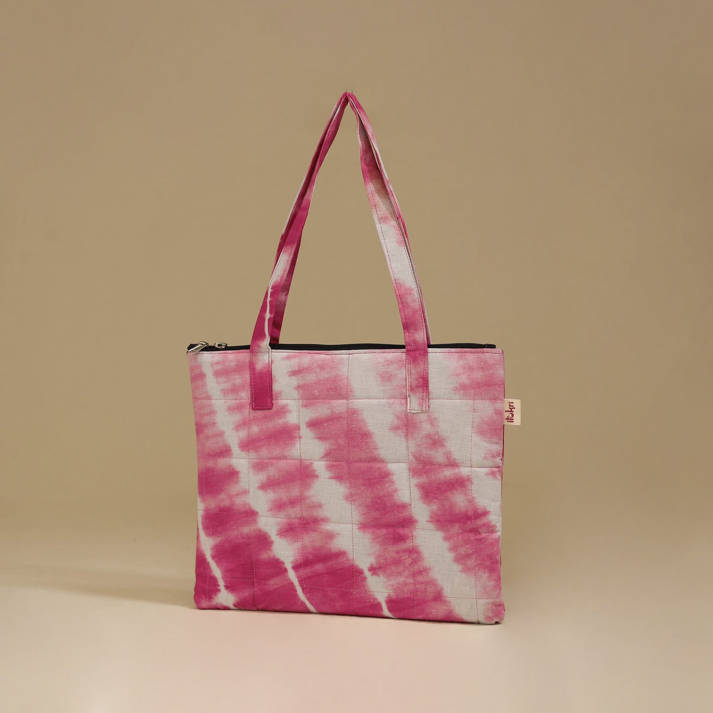Handcrafted Cotton Quilted Handbag 35