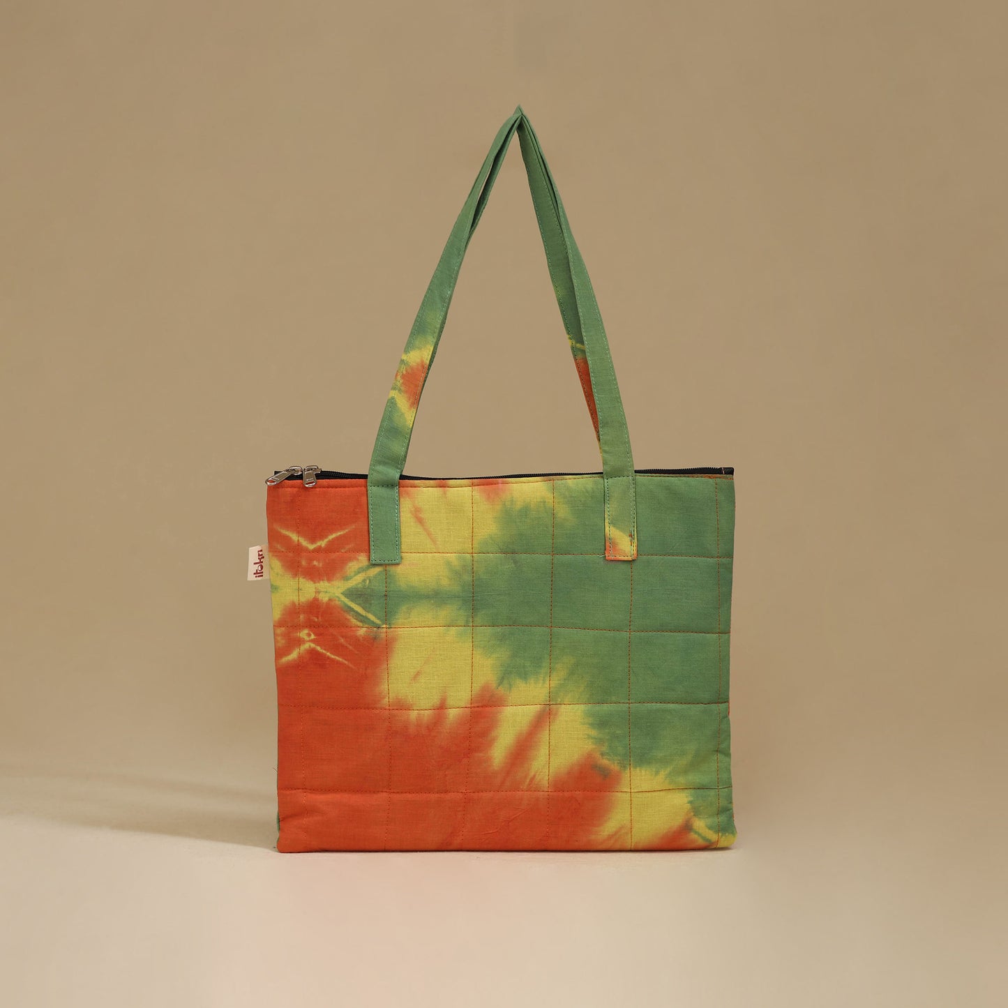 Handcrafted Cotton Quilted Handbag 42