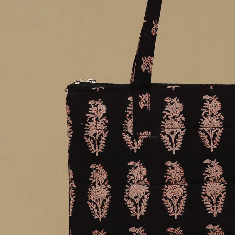 Handcrafted Cotton Quilted Handbag 01
