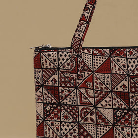 Handcrafted Cotton Quilted Handbag 02