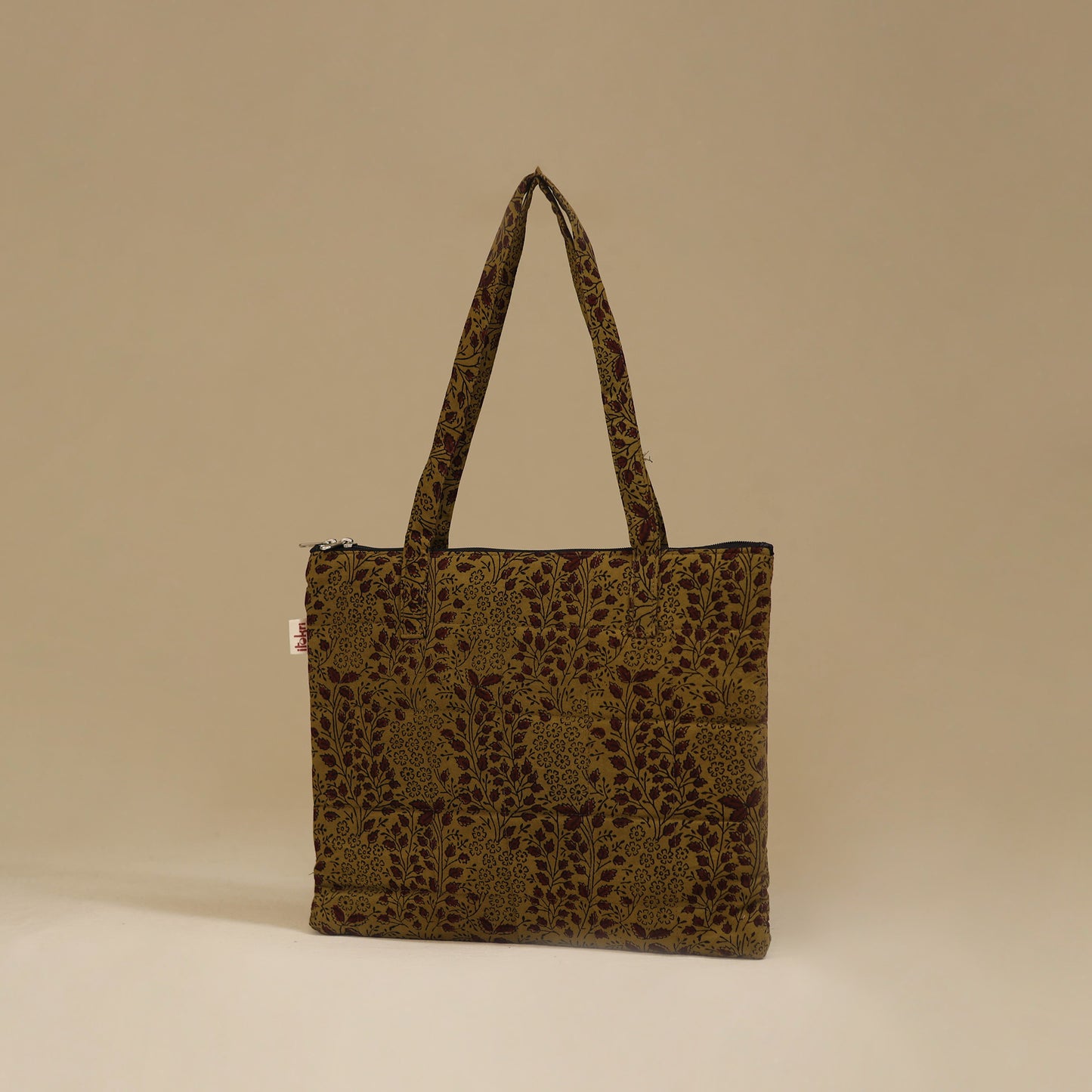 Handcrafted Cotton Quilted Handbag 03