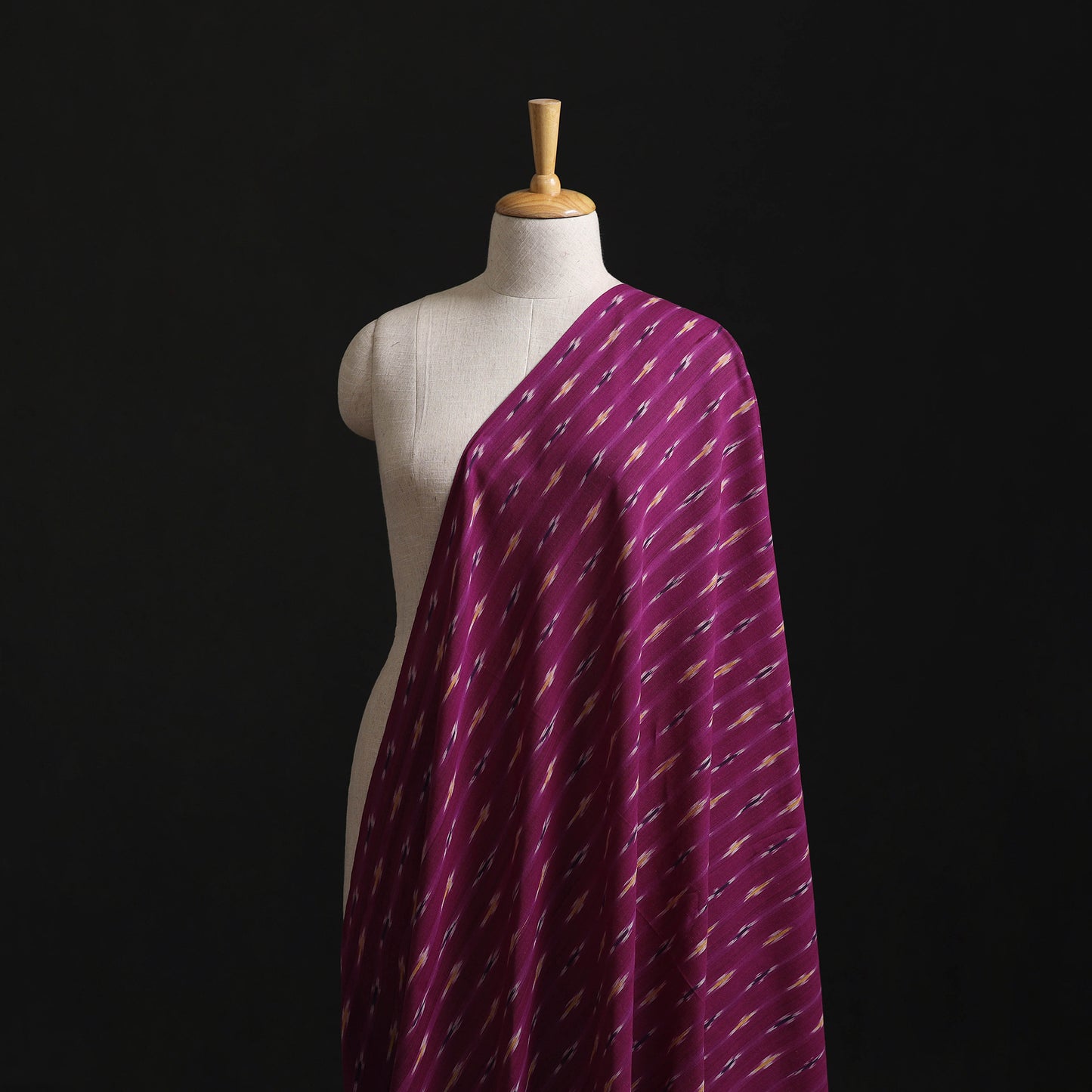 Pochampally Ikat Weave Cotton Fabric 03