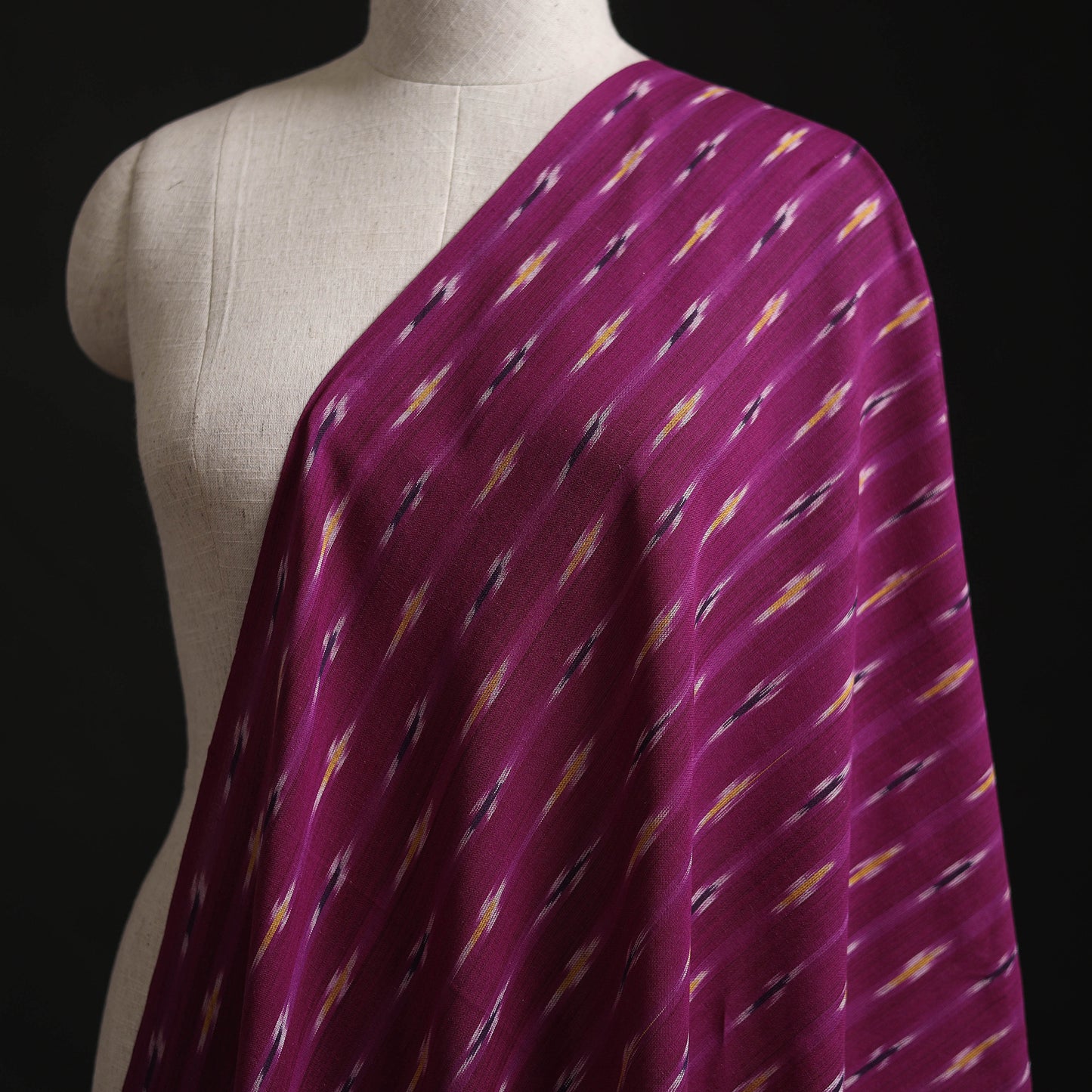 Pochampally Ikat Weave Cotton Fabric 03