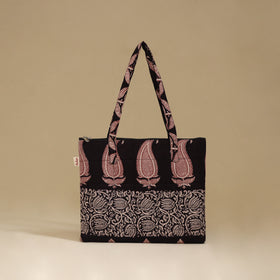 Handcrafted Cotton Quilted Handbag 06