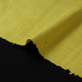 Yellow - vidarbha tussar x ghicha silk handloom fabric 07