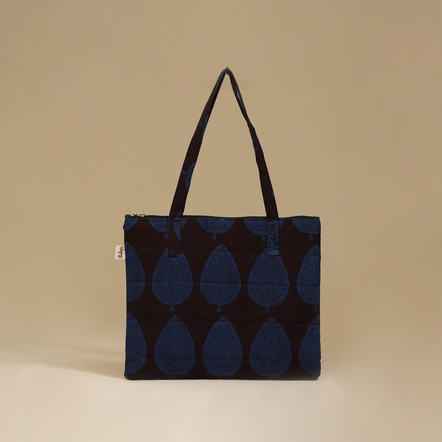 Handcrafted Cotton Quilted Handbag 07
