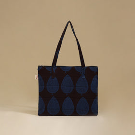 Handcrafted Cotton Quilted Handbag 07