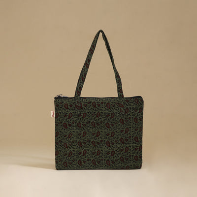 Handcrafted Cotton Quilted Handbag 08