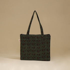 Handcrafted Cotton Quilted Handbag 08
