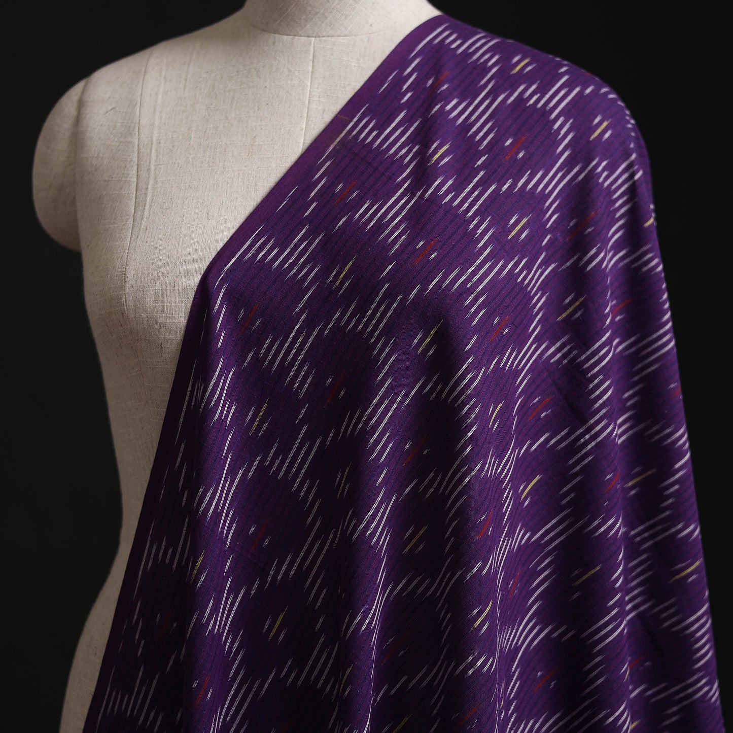 Pochampally Ikat Weave Cotton Fabric 05