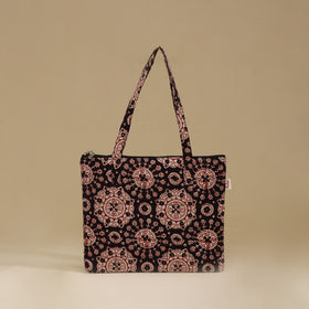 Handcrafted Cotton Quilted Handbag 09