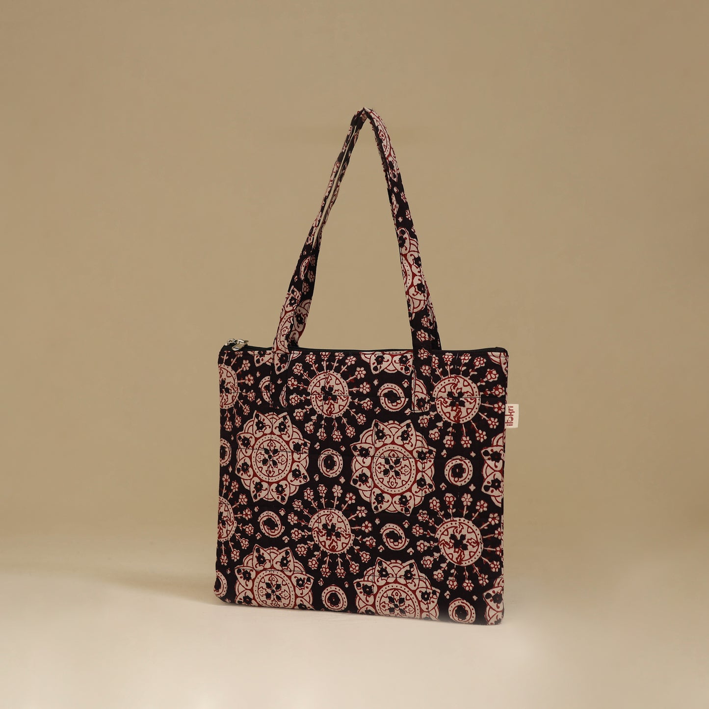 Handcrafted Cotton Quilted Handbag 09
